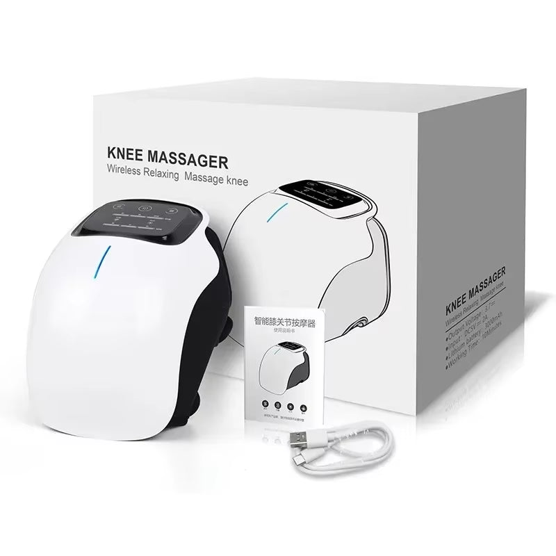 Revolutionary Cordless Knee Massager with Infrared Heat and Vibration for Ultimate Pain Relief and Joint Comfort