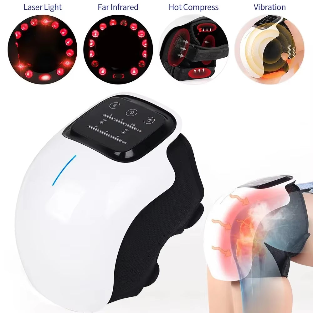 Revolutionary Cordless Knee Massager with Infrared Heat and Vibration for Ultimate Pain Relief and Joint Comfort