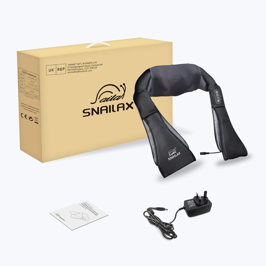 Ultimate Cordless Shiatsu Neck and Shoulder Massager with Soothing Heat - Perfect Portable Electric Massage Pillow for Whole Body Relaxation - Ideal Christmas Gift