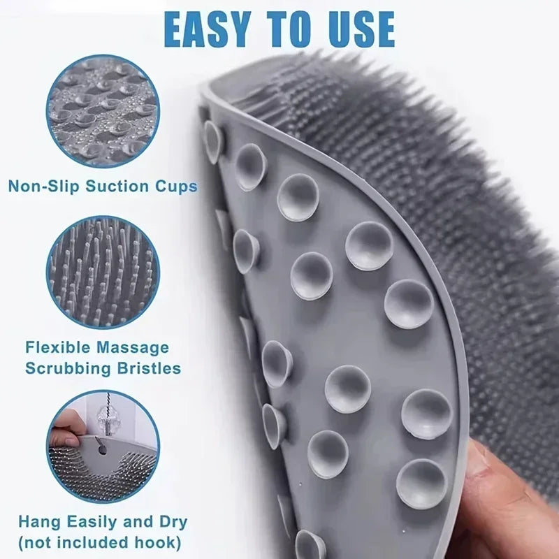 Revitalize Your Bath Experience with the Ultimate Silicone Foot Massage Brush - Non-Slip Suction Cup Design for Effortless Cleaning and Relaxation