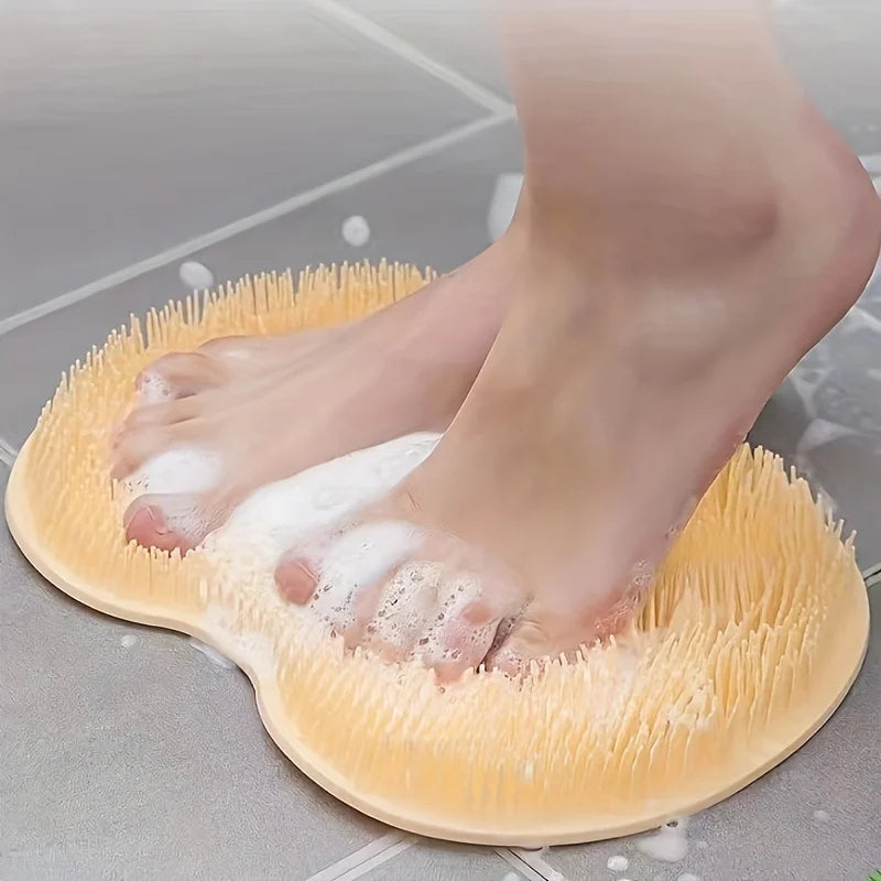 Revitalize Your Bath Experience with the Ultimate Silicone Foot Massage Brush - Non-Slip Suction Cup Design for Effortless Cleaning and Relaxation